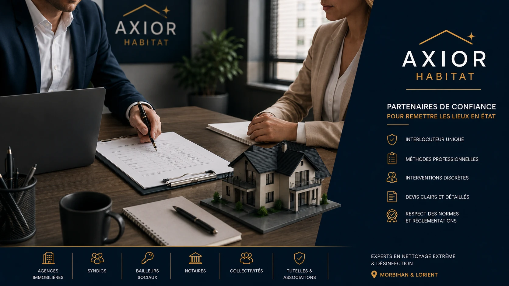 Échange professionnel autour de la remise en état d’un logement